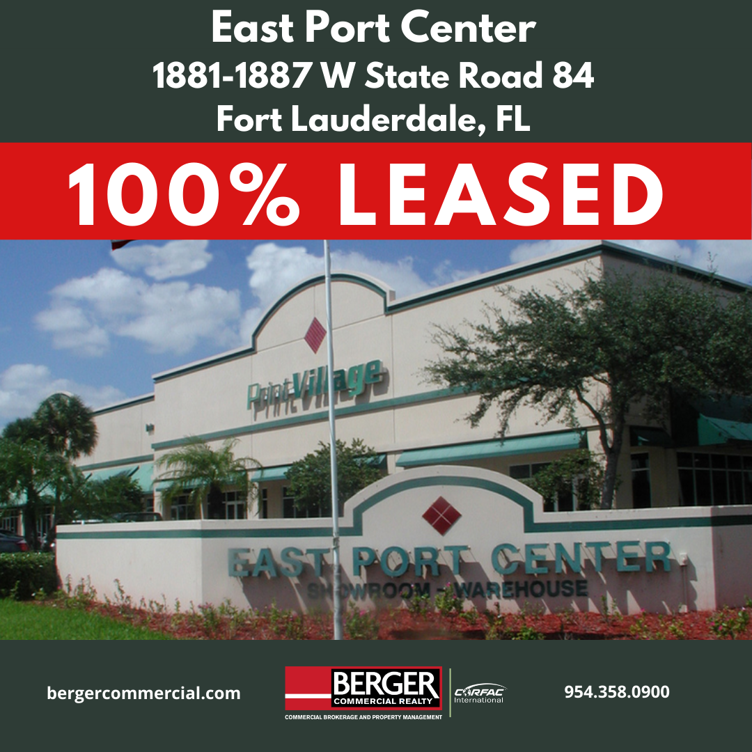 Berger Commercial Realty’s Jonathan Thiel, John Forman  Negotiate Two Industrial Lease Deals Totaling 28,000 SF