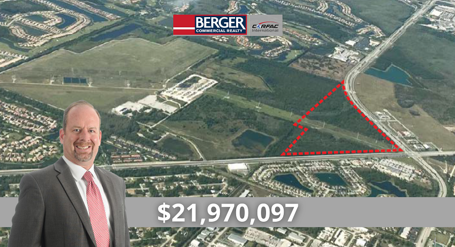 Berger Commercial Realty’s Bill McGee III Reps Buyer In Purchase Of 70-Acre Development Site In Fort Myers