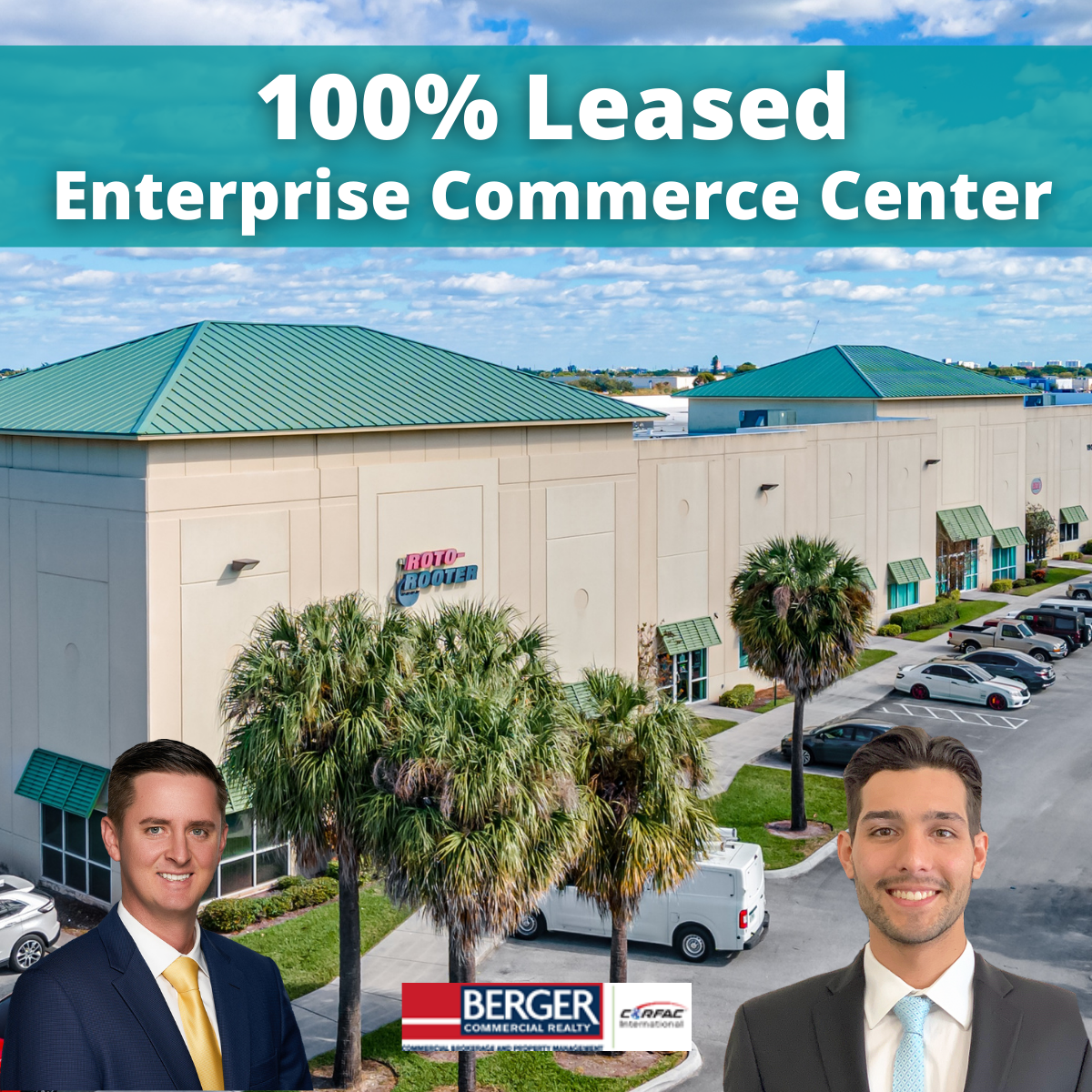 Berger Commercial Secures More Than 106,000 SF In Lease Transactions, Brings Enterprise Commerce Center To Full Occupancy