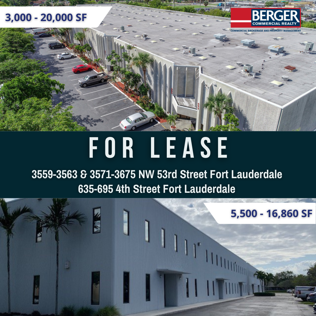 Berger Commercial Realty Awarded Two New Leasing Assignments Totaling More Than 115,000 Square Feet
