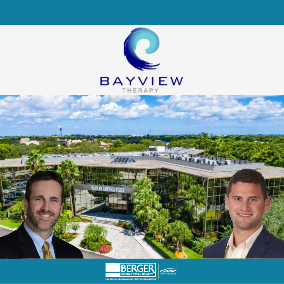 Berger Commercial Realty’s Michael Feuerman, Daniel Silver Secure Third Location For Bayview Therapy