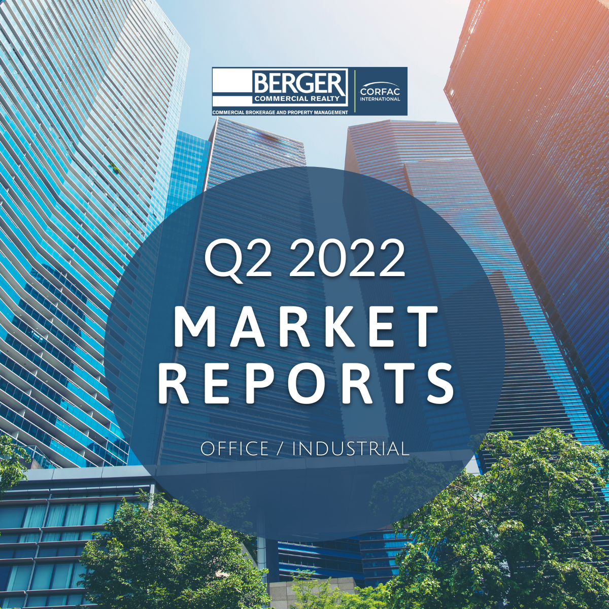 We Are Pleased To Provide You With This Copy Of Berger Commercial Realty’s Q2 2022 Market Reports