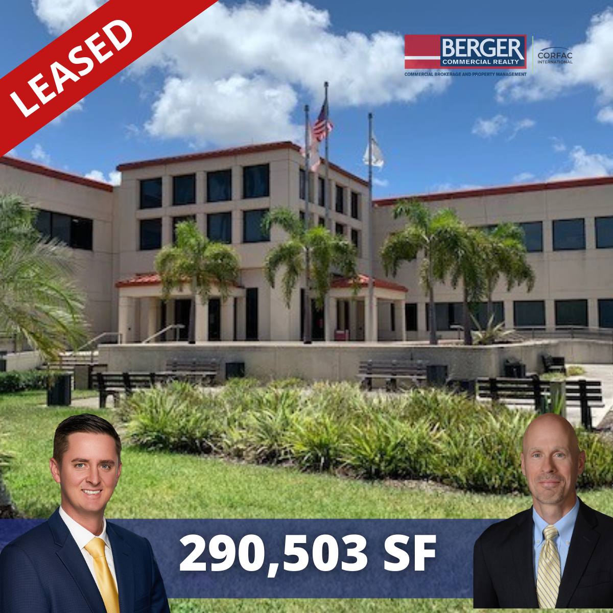 Berger Commercial Realty’s Keith Graves And Jonathan Thiel Negotiate 290,503 SF Lease Renewal For Sun-Sentinel