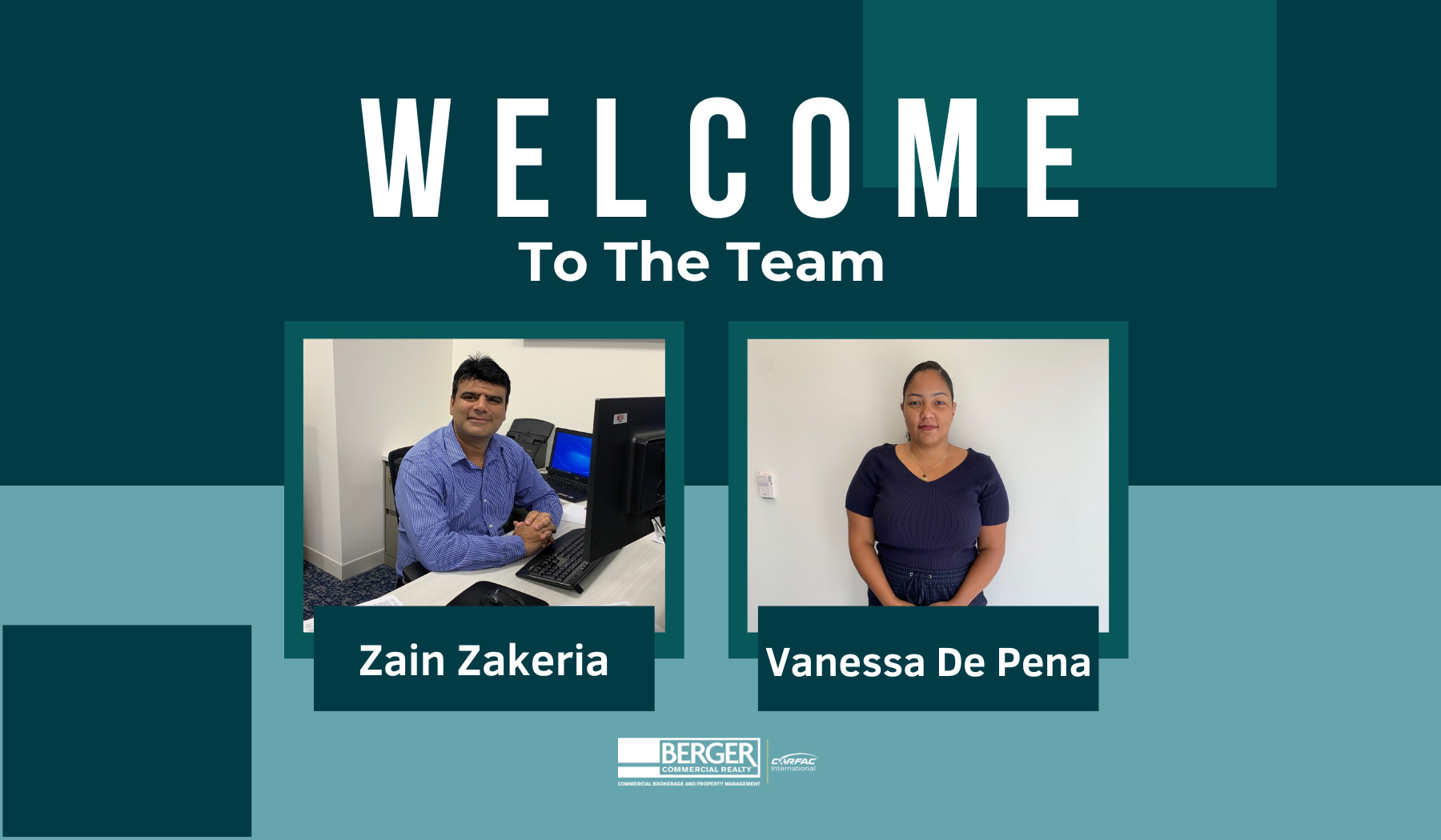 Berger Commercial Realty Two New Hires At Headquarter Office